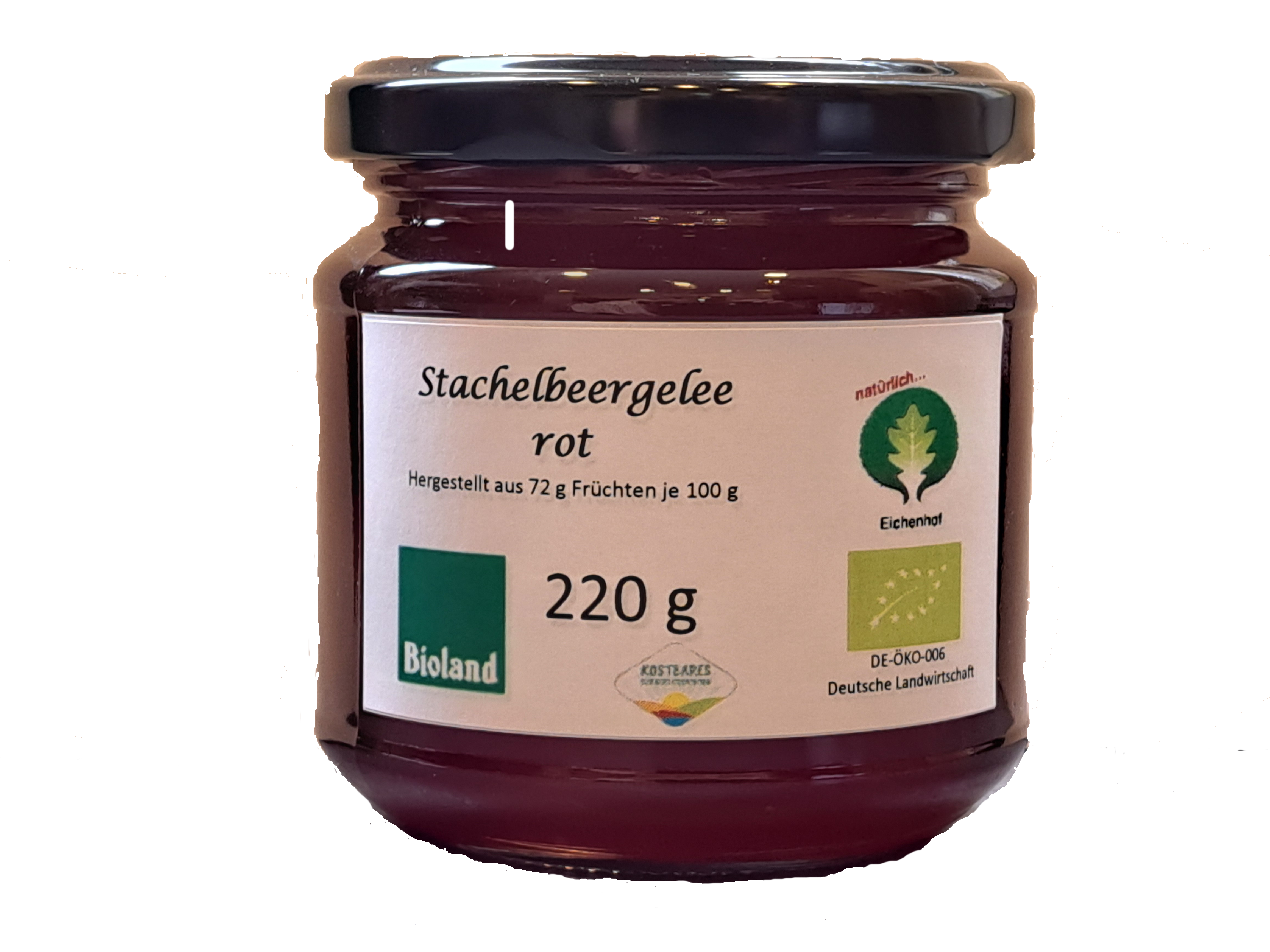 Stachelbeergelee rot 220 g
