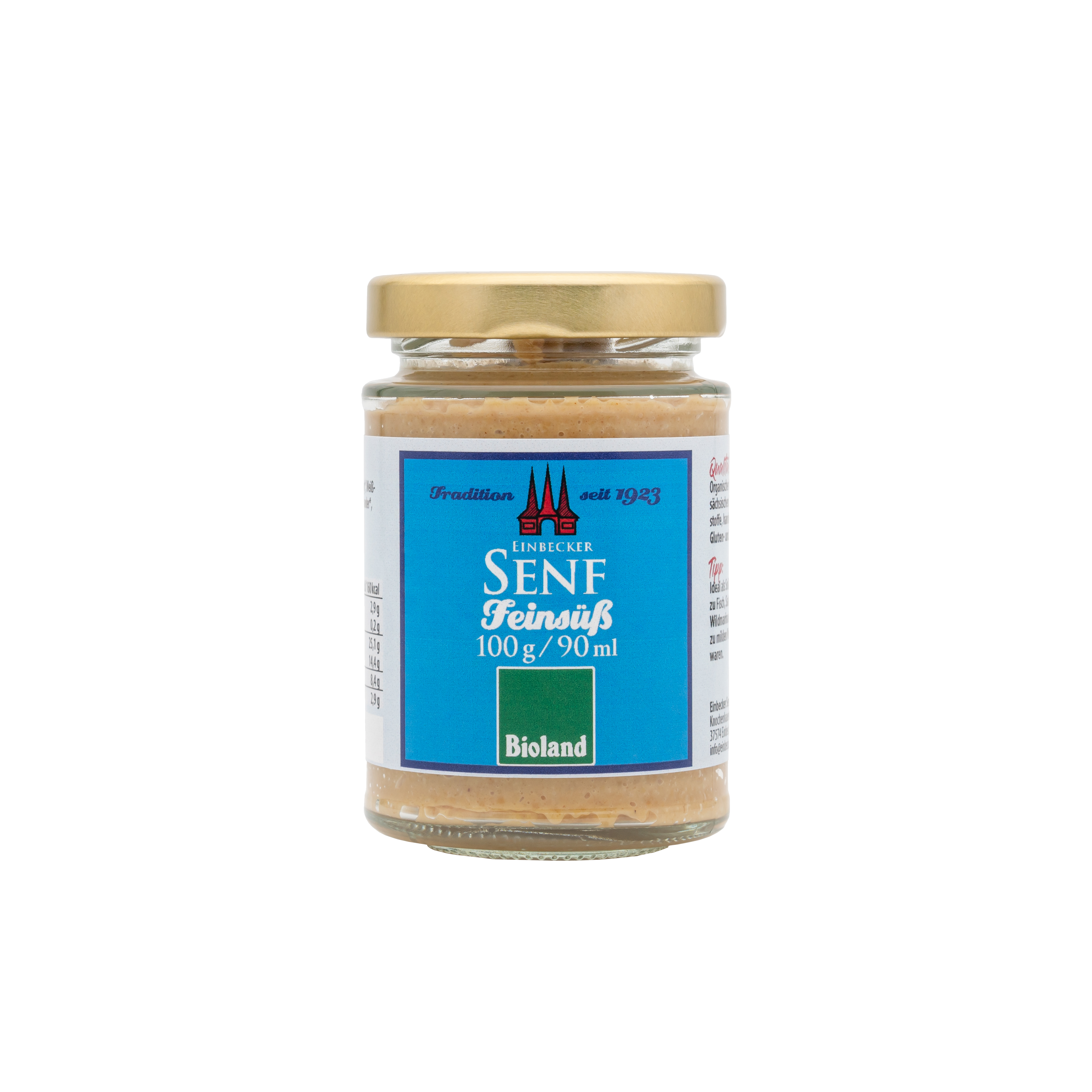 Senf feinsüß, 100g-Glas