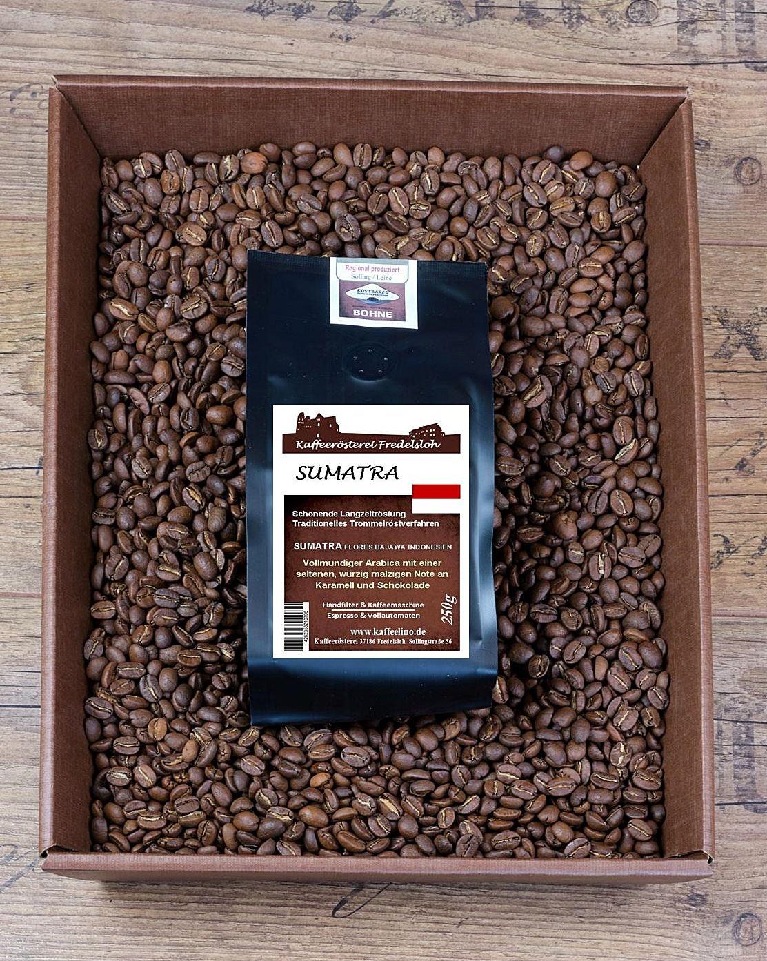 Kaffeelino - Sumatra 250 g, Bohne- keine Bio-Ware