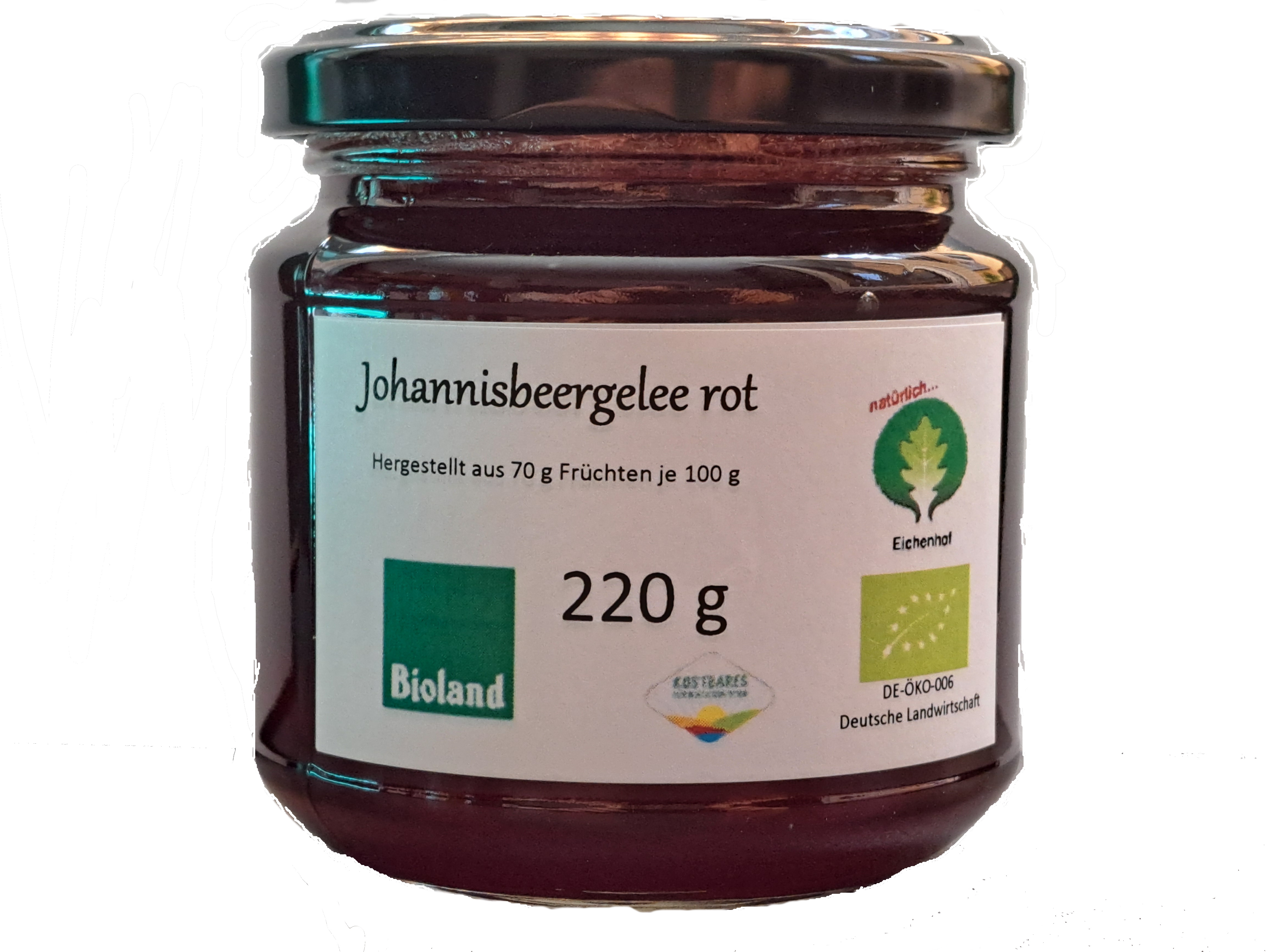 Johannisbeergelee, rot 220 g