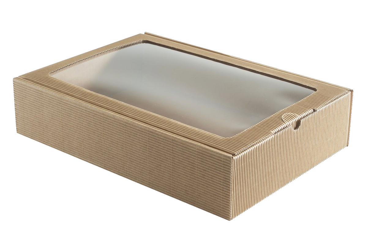 Präsentkarton, groß, mit Fenster