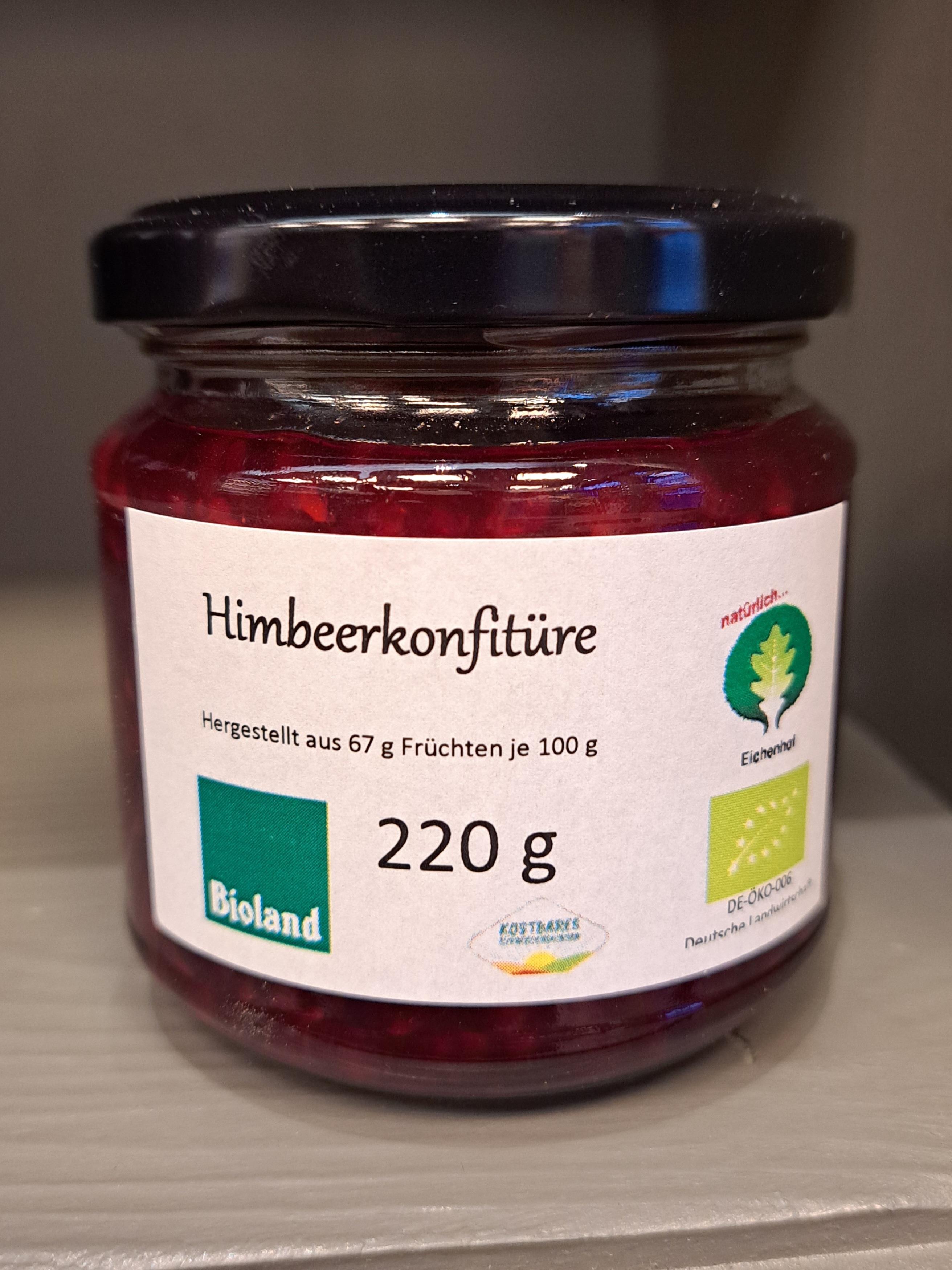 Himbeerkonfitüre 220 g