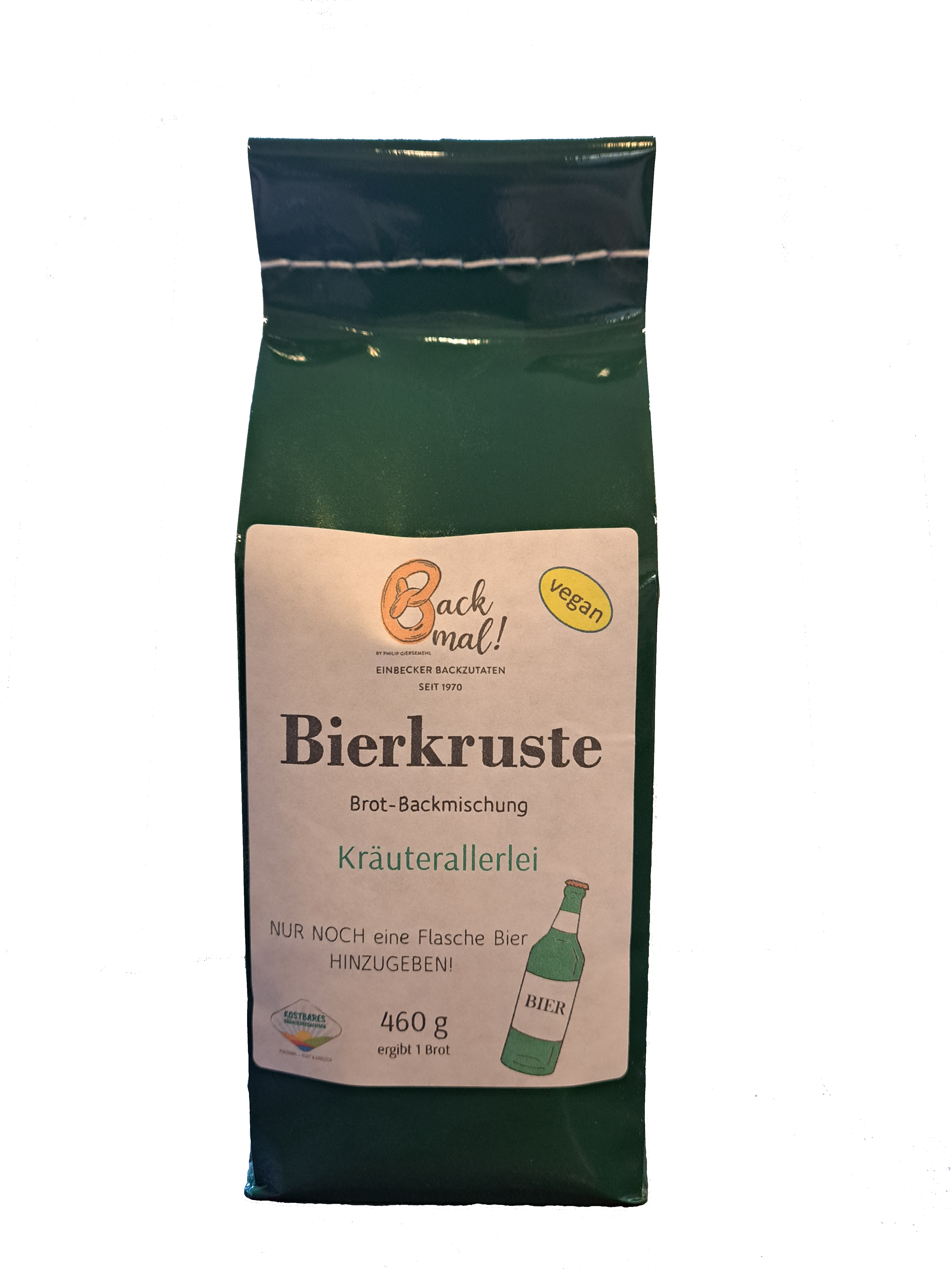 Bierkruste Brotbackmischung Kräuterallerlei (keine Bio-Ware), 460 g